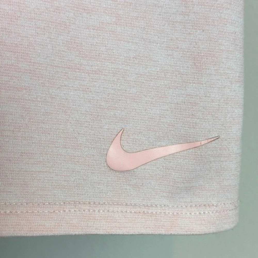Nike Dri-fit Light Pink Long Sleeve Lightweight Hoodie M